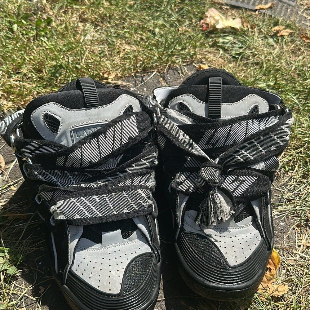black and grey lanvins